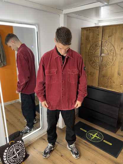 AW94 CORDUROY DOUBLE POCKET in Red Violet