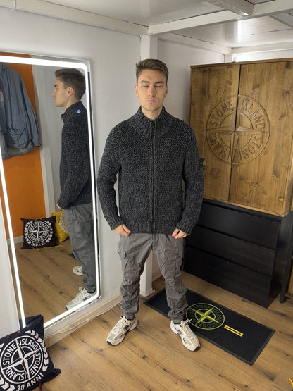 AW11 COTTON WINTER JACKET in Mixed Gray Shades