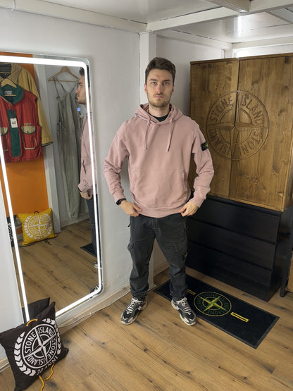 AW22 COTTON HOODIE in Light Pink