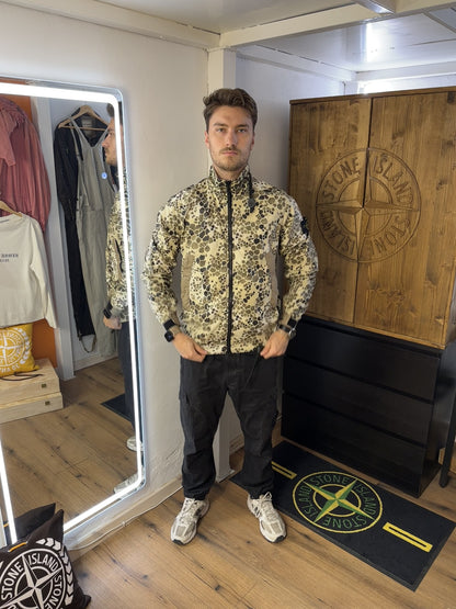 SS18 ALLIGATOR CAMO LIGHT COTTON/NYLON REP in Mixed Shades of Brown
