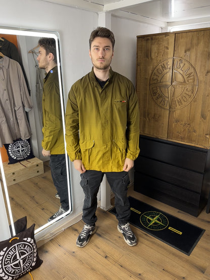 SS80 TELA COTONE GRADIENT PRINT in Nut Brown & Daffodil Yellow
