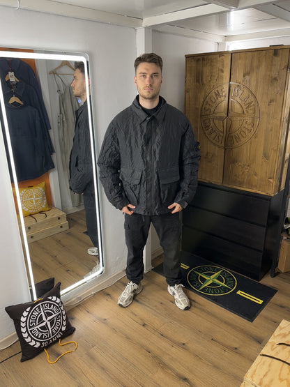 AW00 NYLON MESH JACKET in Black