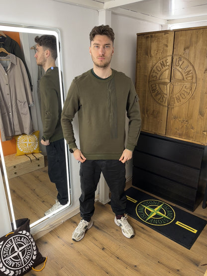 AW19 VIRGIN WOOL JUMPER GHOST PIECE in Green