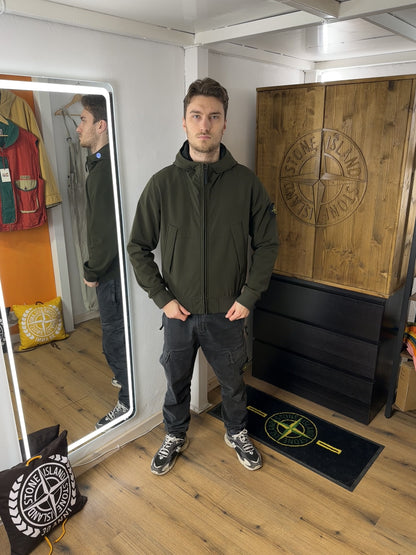 AW13 SOFT SHELL-R in Brown Green