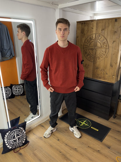 AW09 WOOL JUMPER in Carmine Red