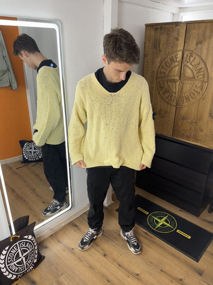 SS97 CHENILLE JUMPER in Canary Yellow